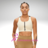 Zip Up Sportsbra Biscotti