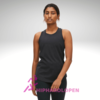RÖHNISCH Dames hardloopshirt mouwloos Sculpture Racerback zwart
