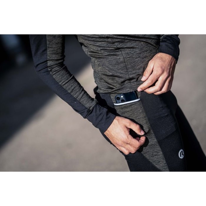 ROGELLI SPORTSWEAR Heren hardloopbroek lang Camo leger groen