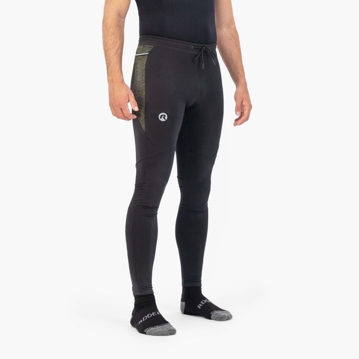 ROGELLI SPORTSWEAR Heren hardloopbroek lang Camo leger groen