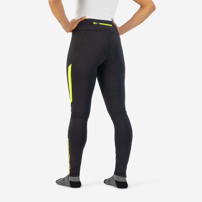 ROGELLI SPORTSWEAR Rogelli dames hardloopbroek lang winter Core Geel/zwart