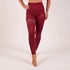 BARA Sportswear Dames winter hardloopbroek lang Burgundy