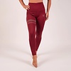 Dames winter hardloopbroek lang Burgundy