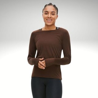 RÖHNISCH Active Logo Longsleeve Coffee Bean