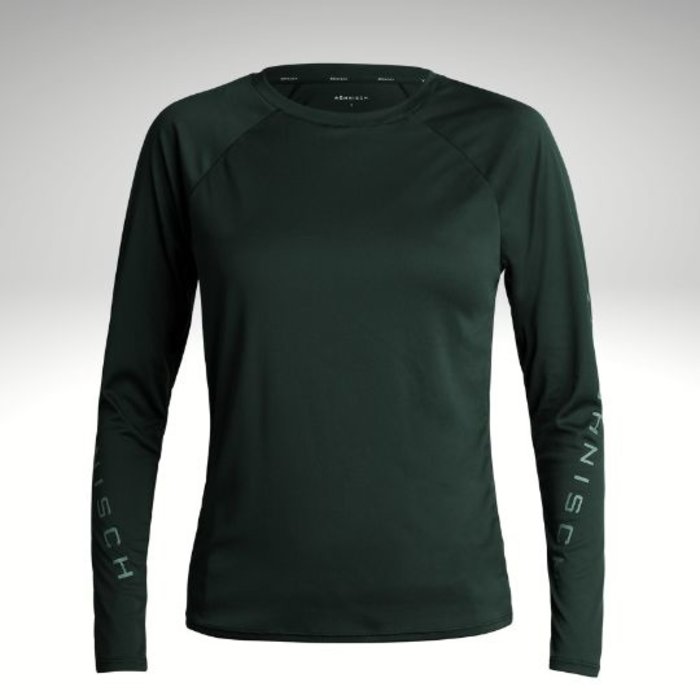 RÖHNISCH Dames hardloopshirt lange mouw Active Logo Longsleeve Scarab