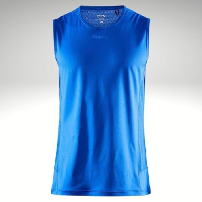 CRAFT Blauw heren hardloopsinglet ADV Essence Burst