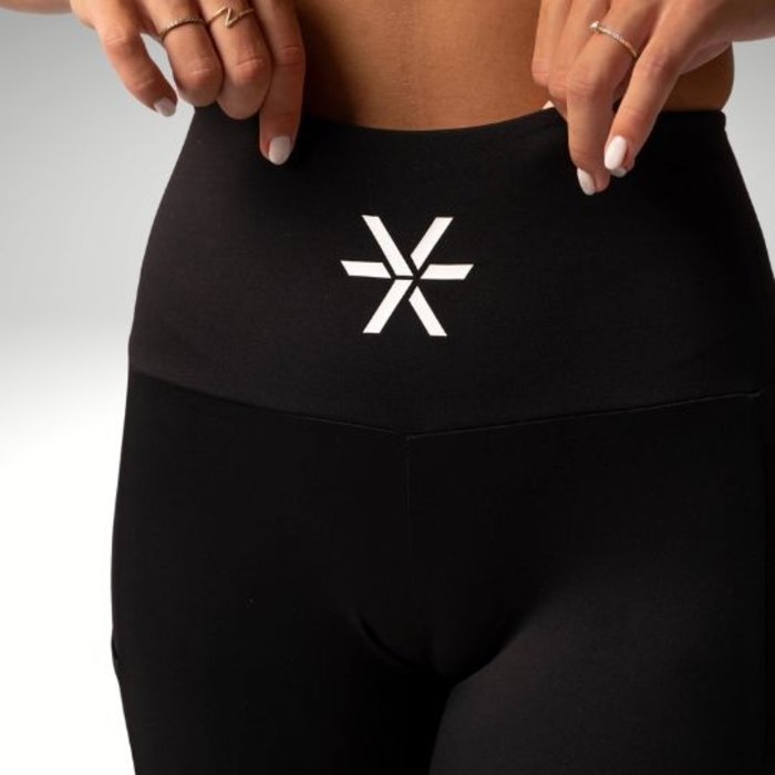 BARA Sportswear Extra lang dames hardloopshort zwart