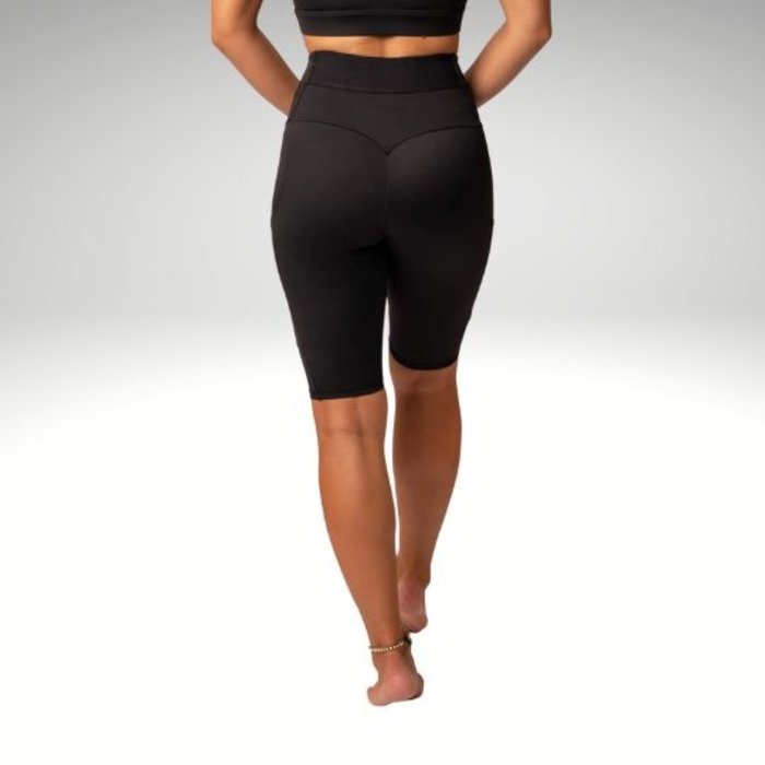BARA Sportswear Extra lang dames hardloopshort zwart