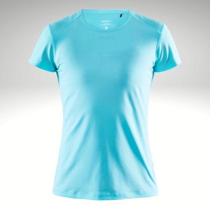 CRAFT Craft Dames hardloopshirt korte mouw ADV Essence Slim Sea