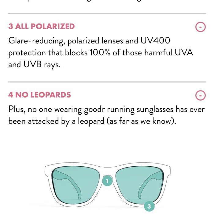 GOODR Sunglasses Goodr OGS Hardloopzonnebril Side Scroll - Eye Roll