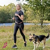 Trixie Honden riem voor joggen Grafiet Papaya