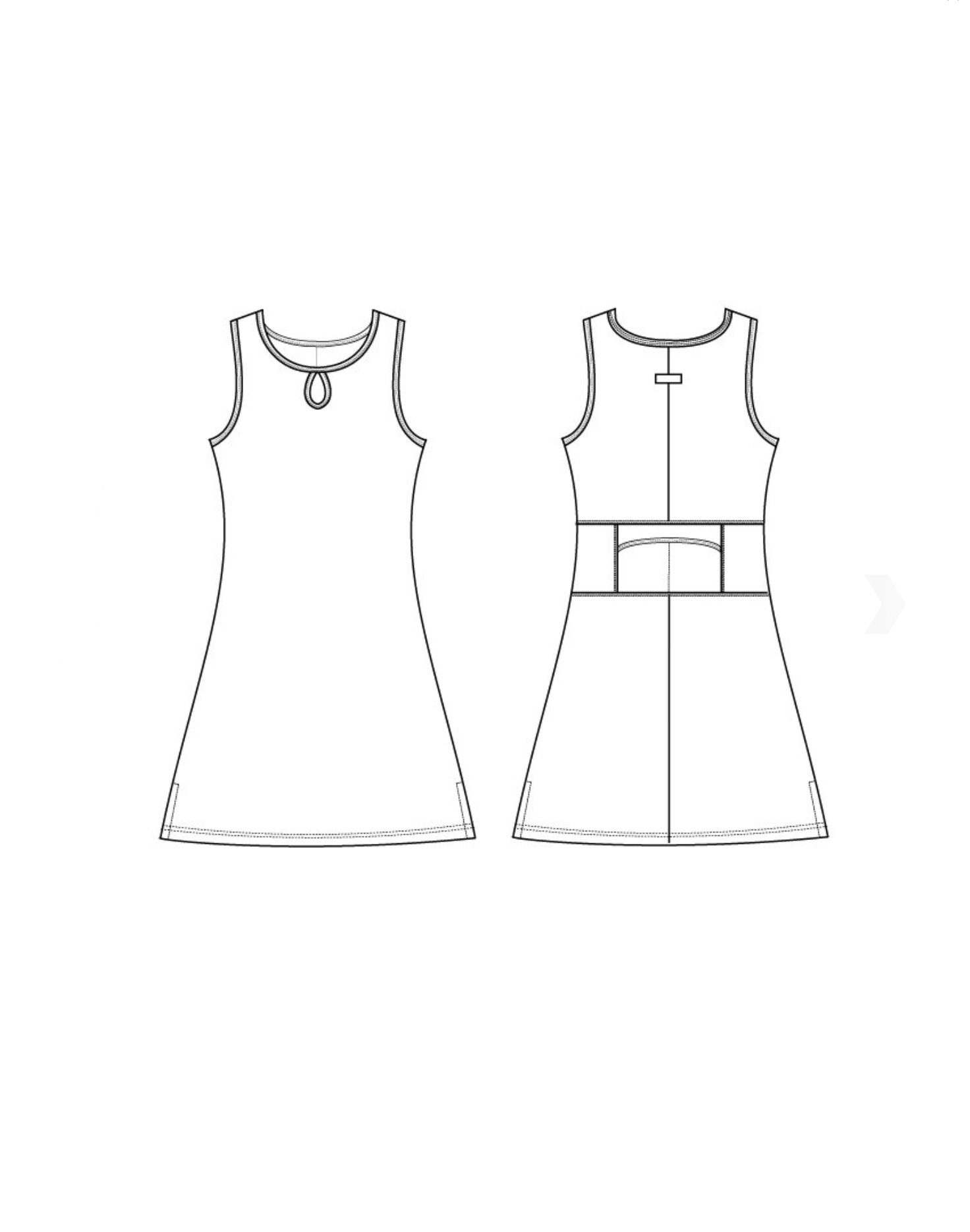 NUU-MUU Hardloopjurkje Ruu Pocket Eve