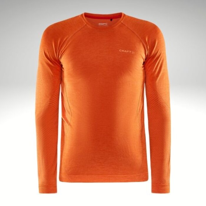 CRAFT Heren hardloopshirt lange mouw Core Dry Active Comfort LS M - Chestnut