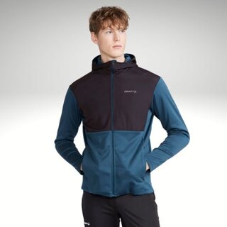 CRAFT ADV Essence Jersey Hood Jacket M - Pond/Black