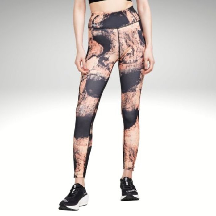 CRAFT Dames hardloopbroek lang Essence Run Tights W Glow Multi