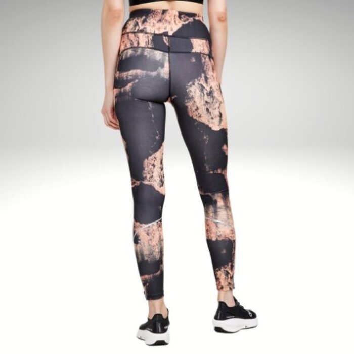 CRAFT Dames hardloopbroek lang Essence Run Tights W Glow Multi