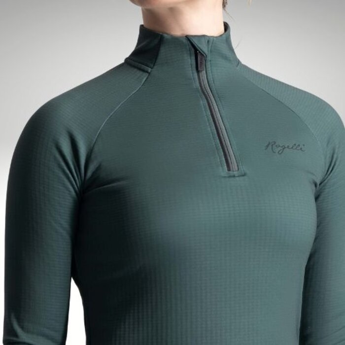 ROGELLI SPORTSWEAR Rogelli dames hardloopshirt lange mouw Eclipse grijs blauw