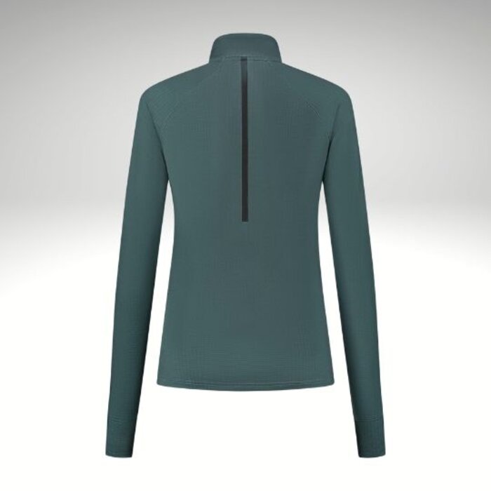 ROGELLI SPORTSWEAR Rogelli dames hardloopshirt lange mouw Eclipse grijs blauw