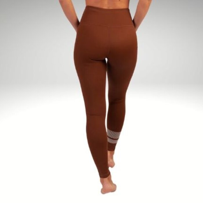 BARA Sportswear BARA Sportswear hardloopbroek lang Cinnamon Stripe tights