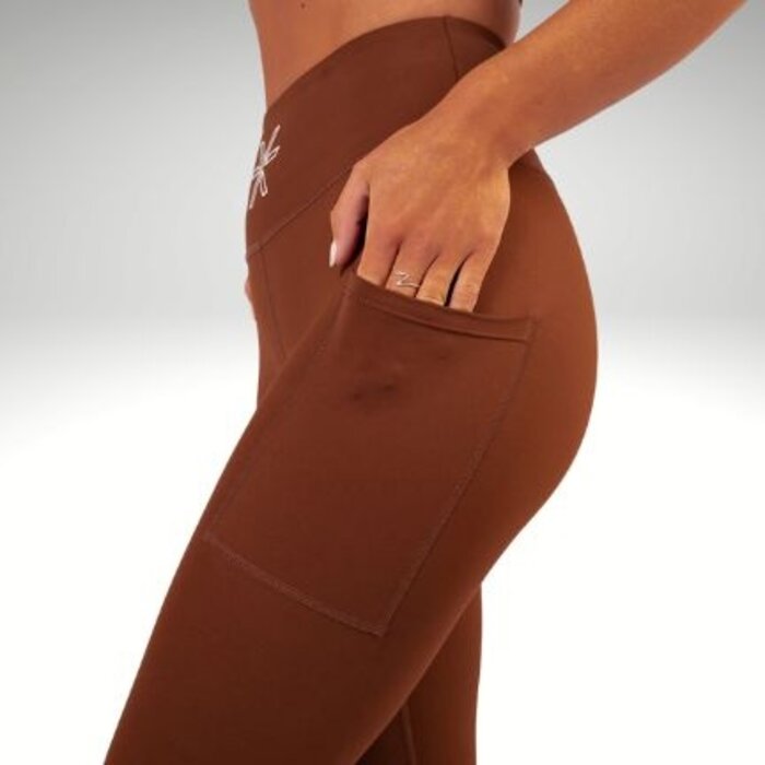 BARA Sportswear BARA Sportswear hardloopbroek lang Cinnamon Stripe tights