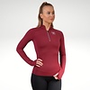 BARA Sportswear Dames hardloopshirt lange mouw Wine