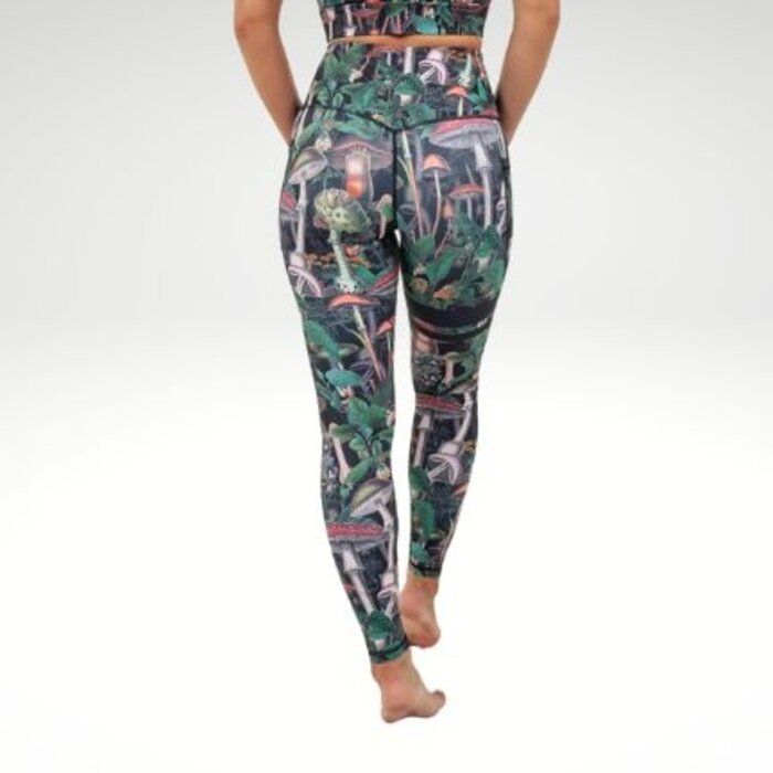 BARA Sportswear BARA dames hardloopbroek lang Mushroom Shape Tights 2.0