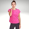 Dames hardloopshirt korte mouw Core Essence SS Tee Metro