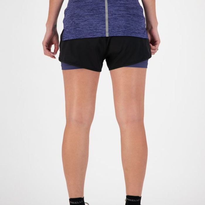 ROGELLI SPORTSWEAR Rogelli dames 2 in 1 hardloopshort Indigo