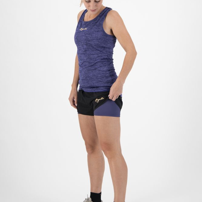 ROGELLI SPORTSWEAR Rogelli dames 2 in 1 hardloopshort Indigo