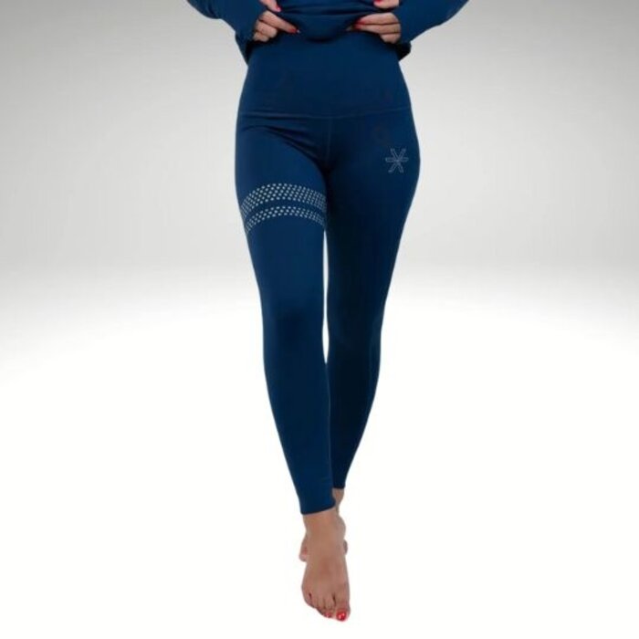 BARA Sportswear Dames winter hardloopbroek lang Midnight