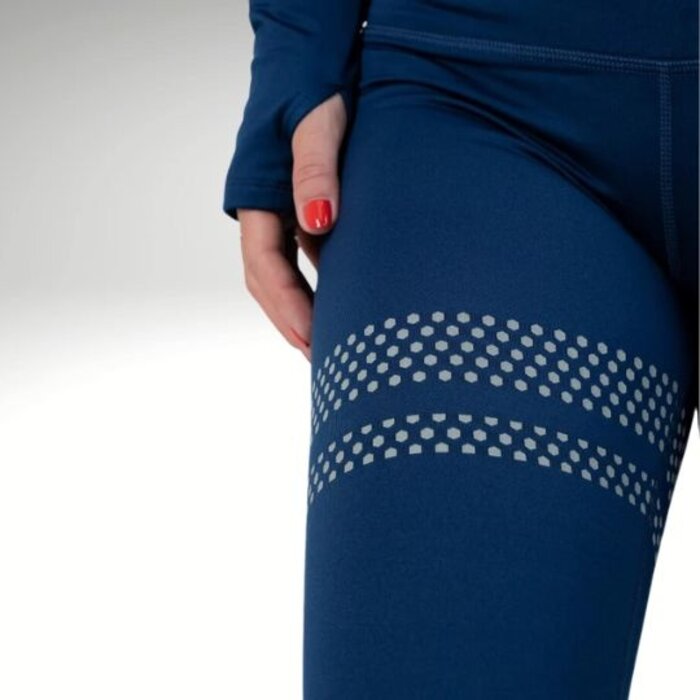 BARA Sportswear Dames winter hardloopbroek lang Midnight