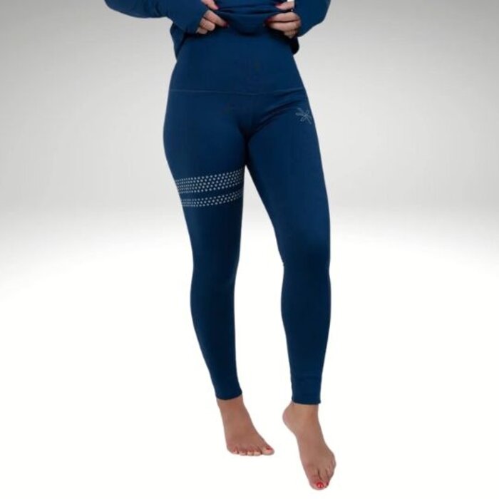 BARA Sportswear Dames winter hardloopbroek lang Midnight