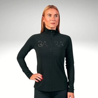BARA Sportswear BARA dames rib hardloop longsleeve zwart