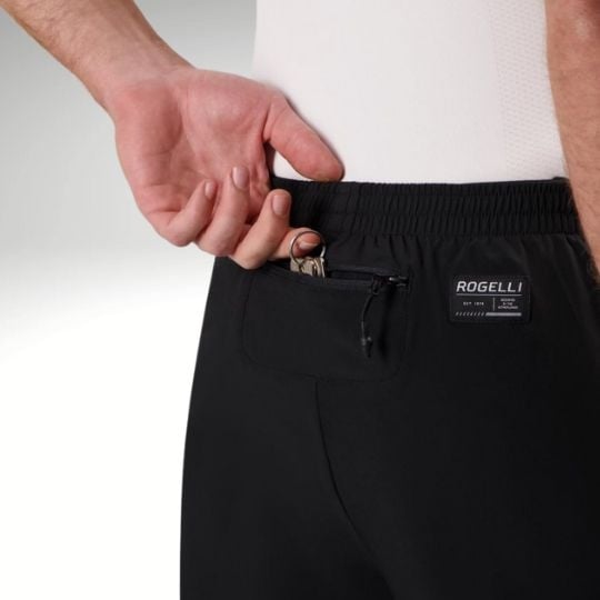 ROGELLI SPORTSWEAR Rogelli heren Running 2-in-1 short Distance Zwart