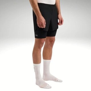 ROGELLI SPORTSWEAR Rogelli heren Running 2-in-1 short Distance Zwart