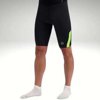 ROGELLI SPORTSWEAR Rogelli heren Running short Core Zwart/Fluor geel