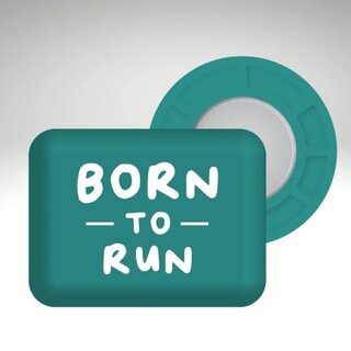 BIBBITS Startnummer magneten Born to Run Petrol