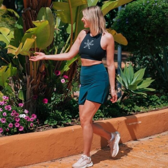 BARA Sportswear Luxe Hardlooprokje Dames Jade – BARA Sportswear