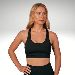 BARA Sportswear BARA Black Adjustable Move Sports Bra