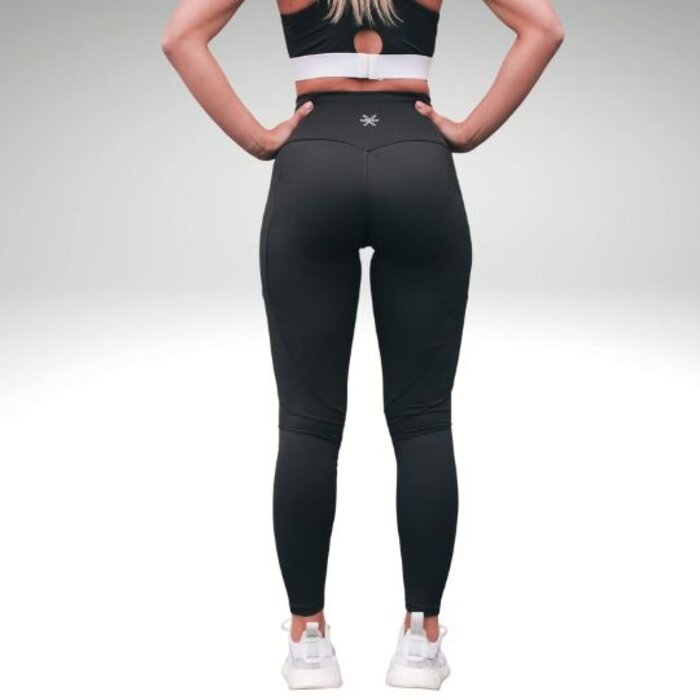 BARA Sportswear BARA Sportswear dames hardloopbroek Black Icon