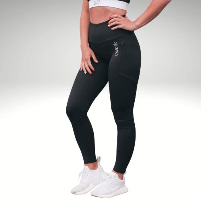 BARA Sportswear BARA Sportswear dames hardloopbroek Black Icon