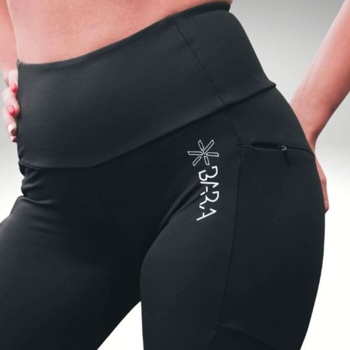BARA Sportswear BARA Sportswear dames hardloopbroek Black Icon