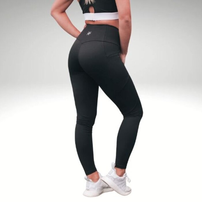 BARA Sportswear BARA Sportswear dames hardloopbroek Black Icon