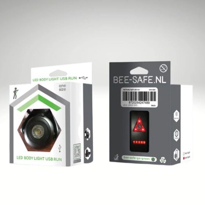 BEE-SAFE Bee Safe Body Light USB Run – Black