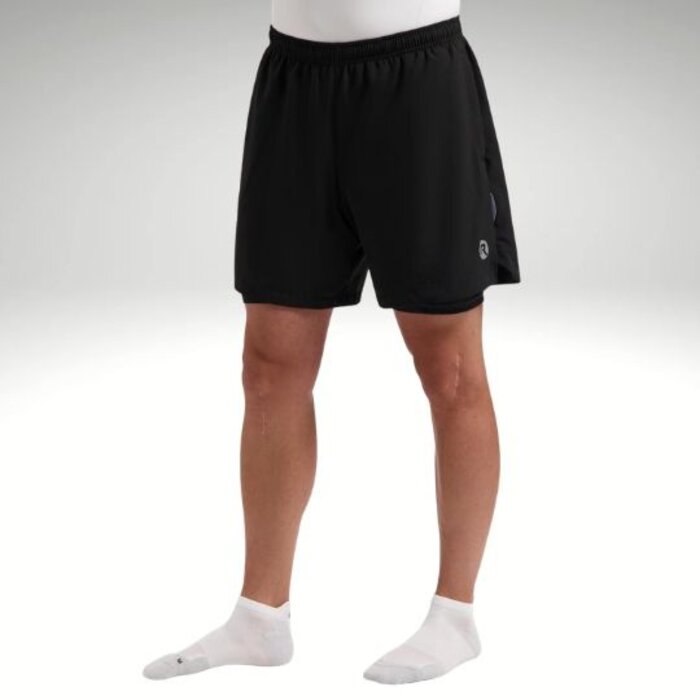 ROGELLI SPORTSWEAR Rogelli heren Running 2-in-1 short Essential zwart