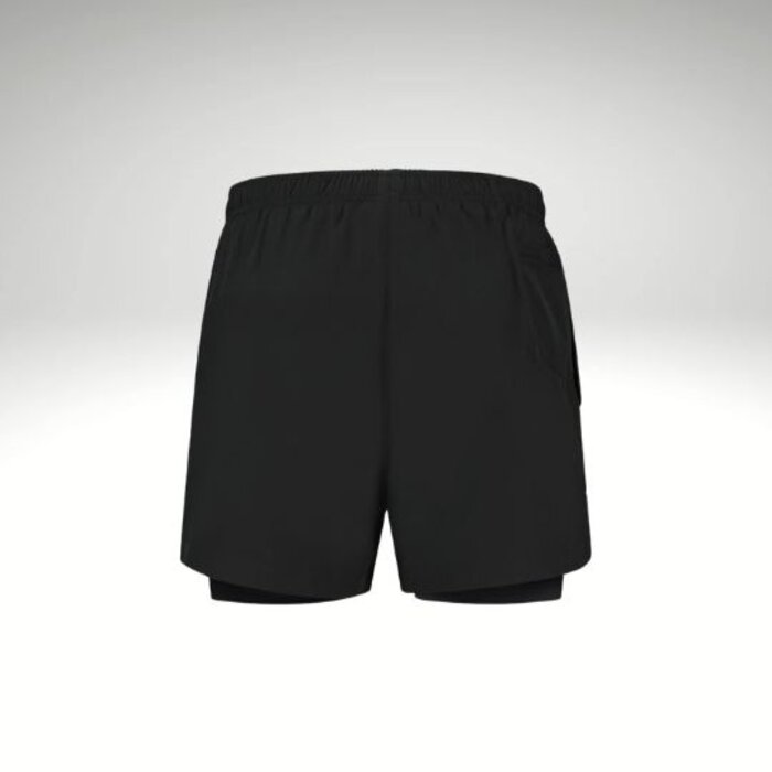 ROGELLI SPORTSWEAR Rogelli heren Running 2-in-1 short Essential zwart