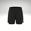 Rogelli heren Running 2-in-1 short Essential zwart