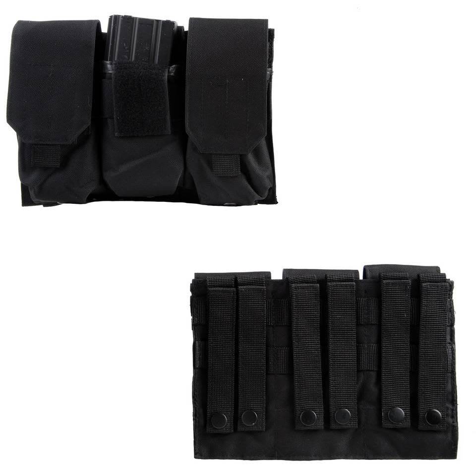 101 inc TRIPLE M4 MAG POUCH Black of OD