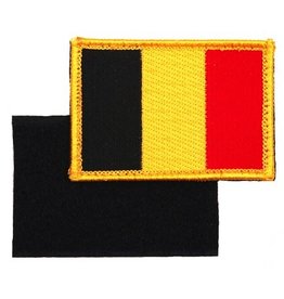101 inc Embleem stof vlag Belgie met klitteband