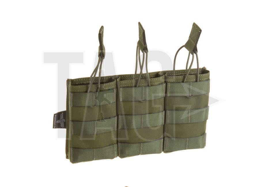 Invader Gear OD TRIPLE 5.56/M4 SPEED DRAW MAG POUCH SHS - 23015